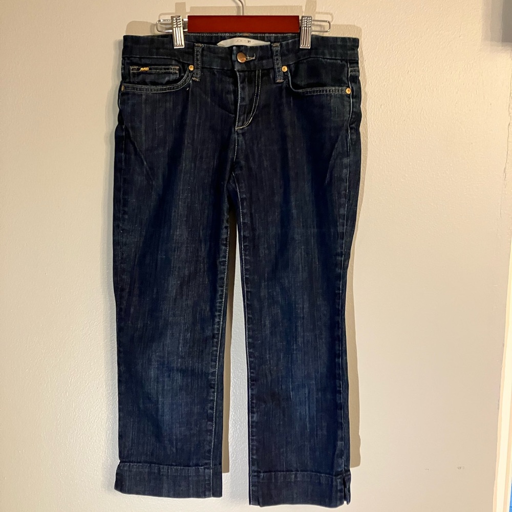 Joe’s capri “slit hem kicker” wash: perry, size W 27 #joes